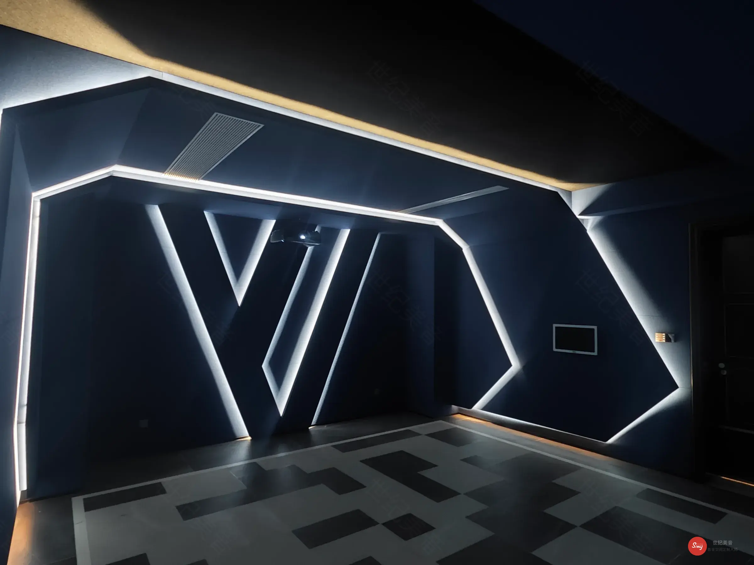 赛博朋克别墅影院