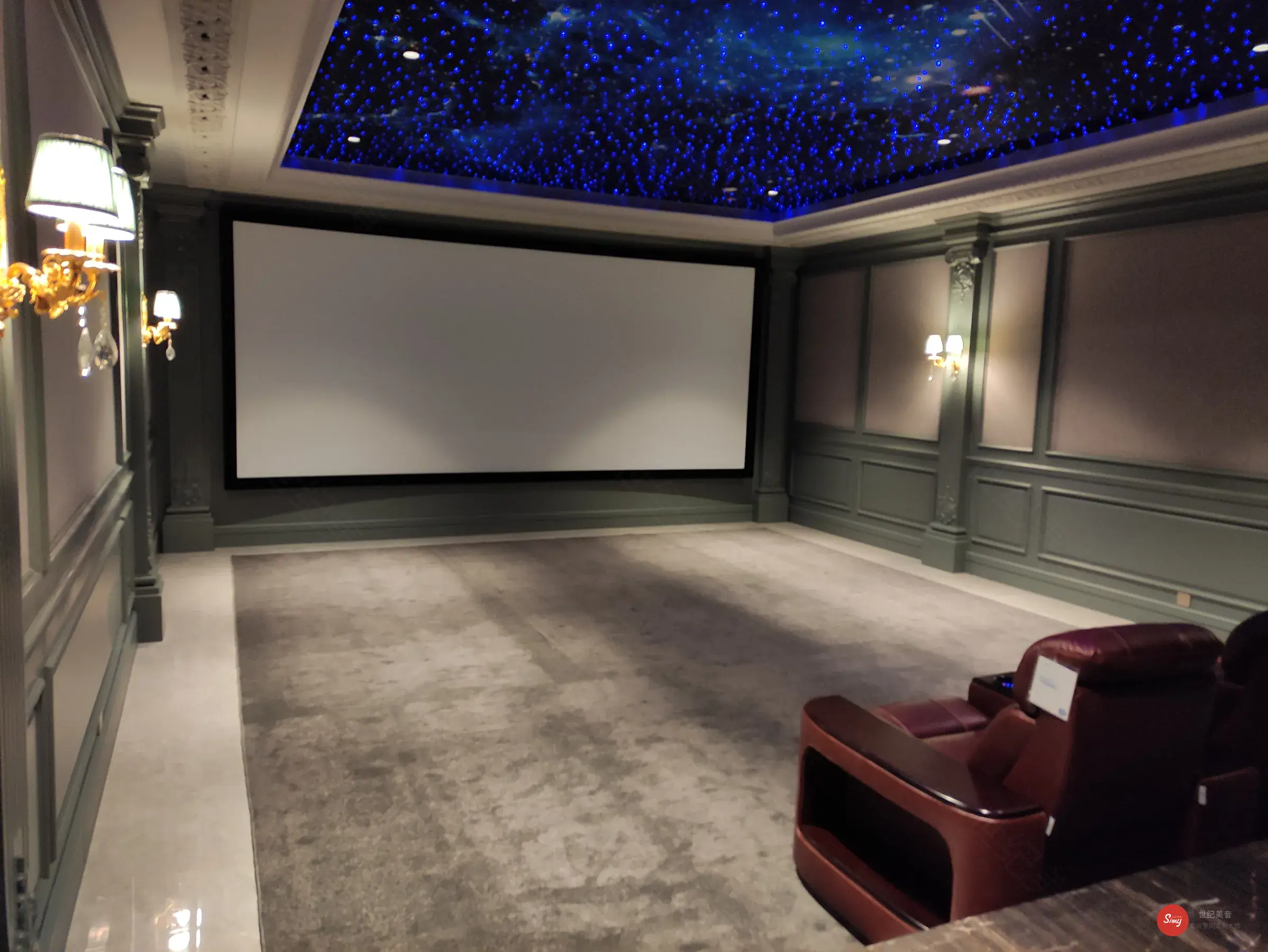 欧式经典别墅影院